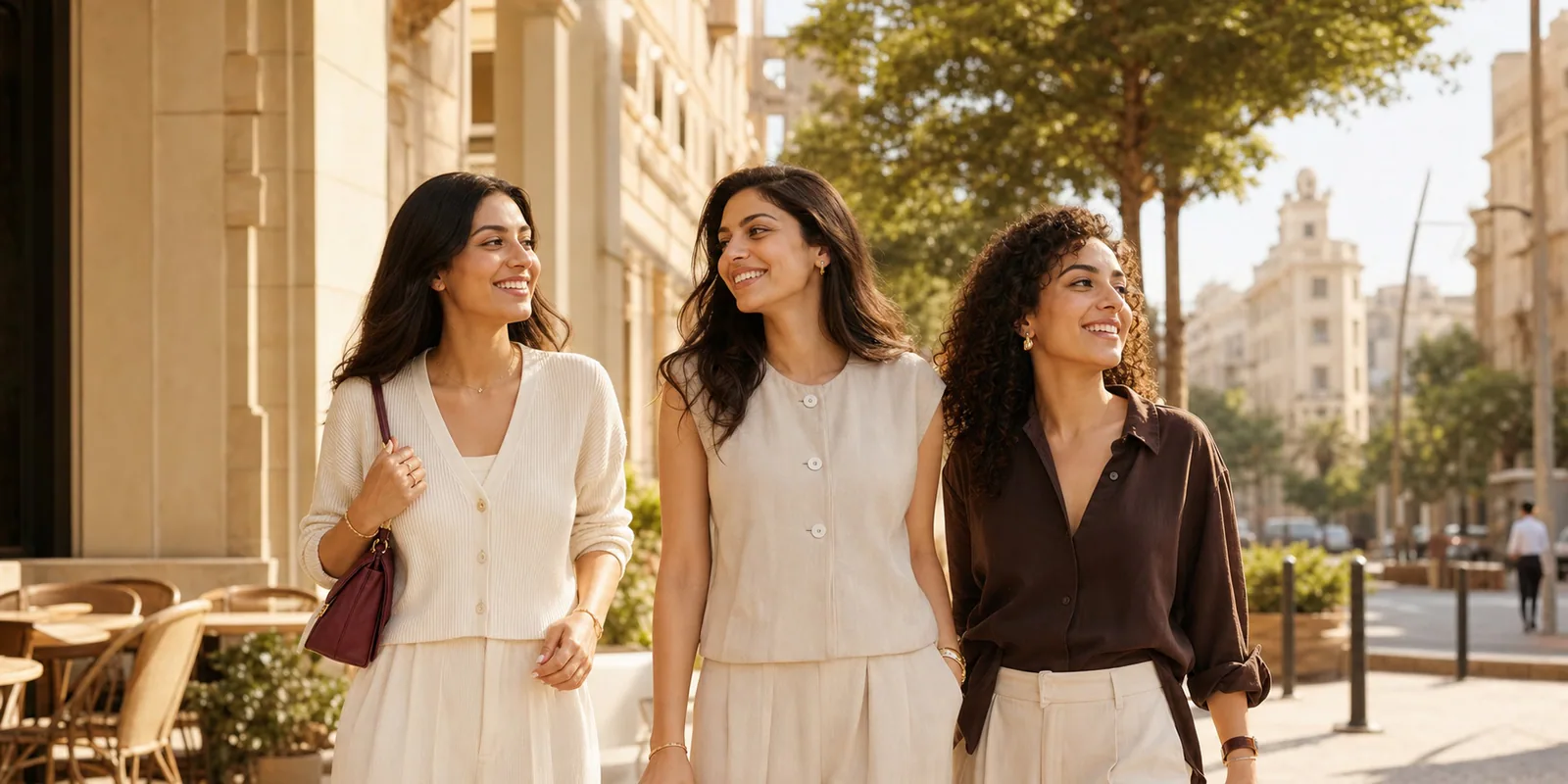 Egyptian women sharing an everyday Donna beauty ritual